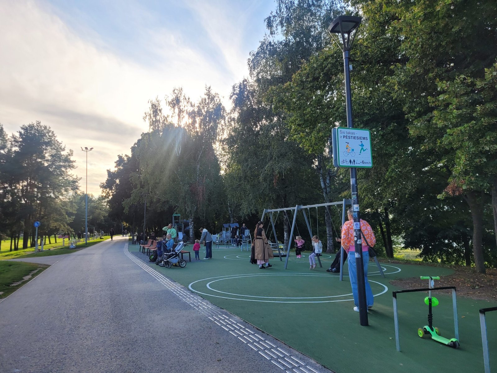 New Santaka playground in Kaunas