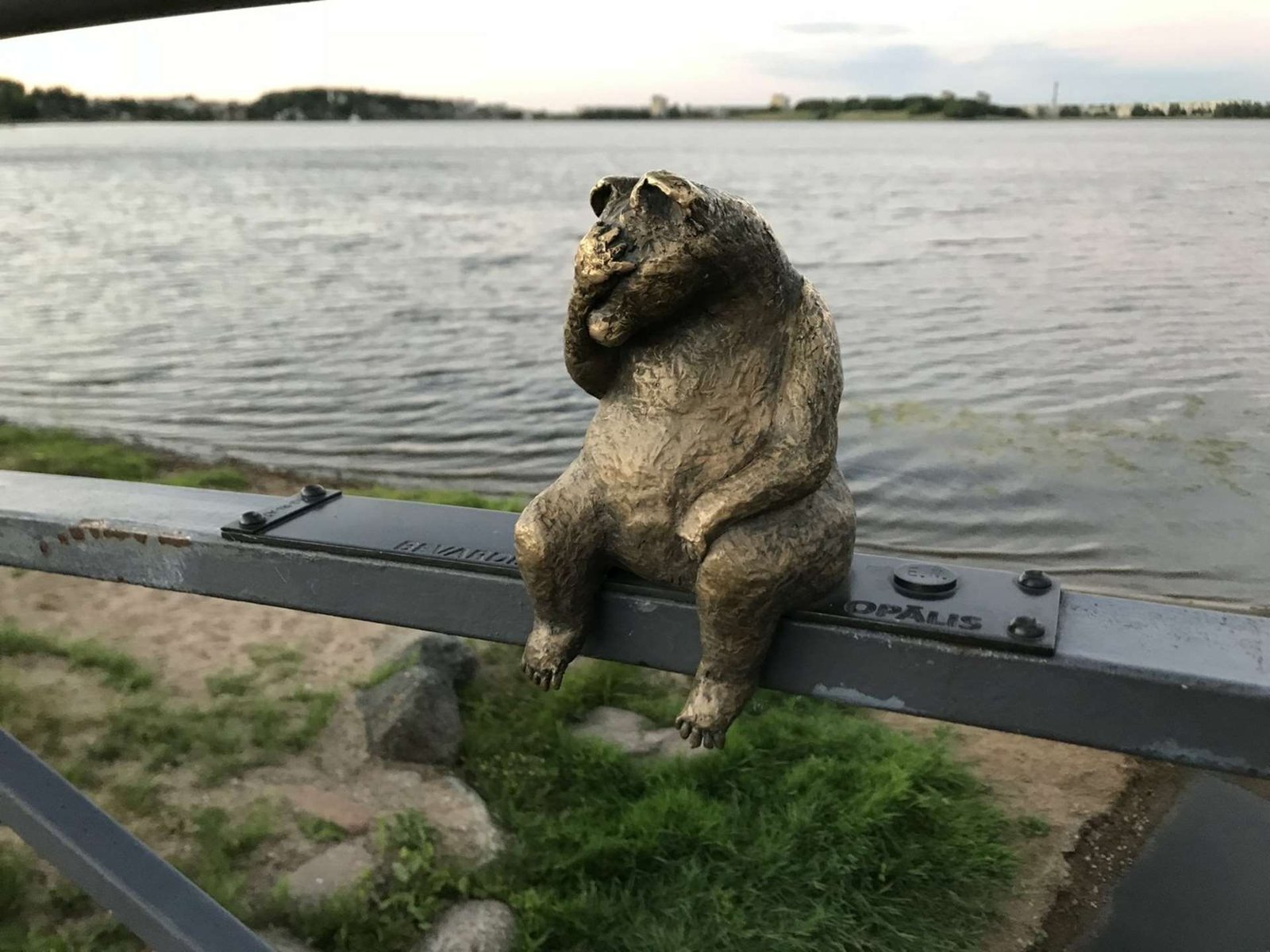 "Bear cubs" („Meškutės“) sculptures