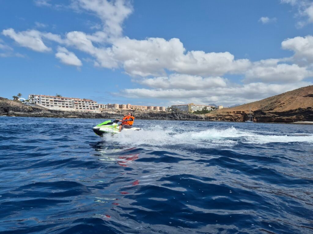 Turbo Jet Ski jet skis in Tenerife - try it with kids!