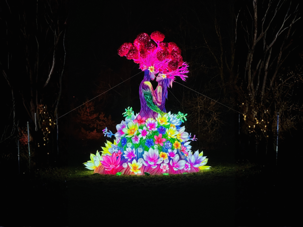 The largest lantern and light festival The Enchanted Valley