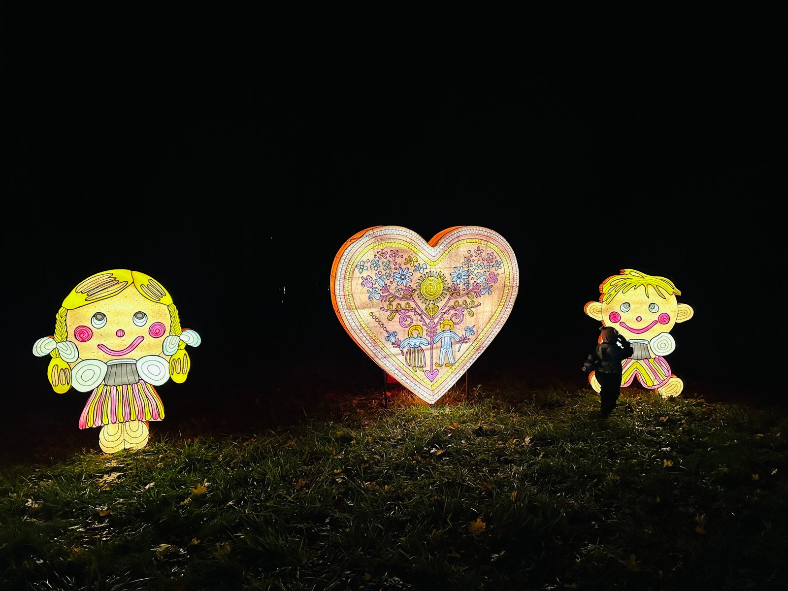 Light festival in Rumšiškės