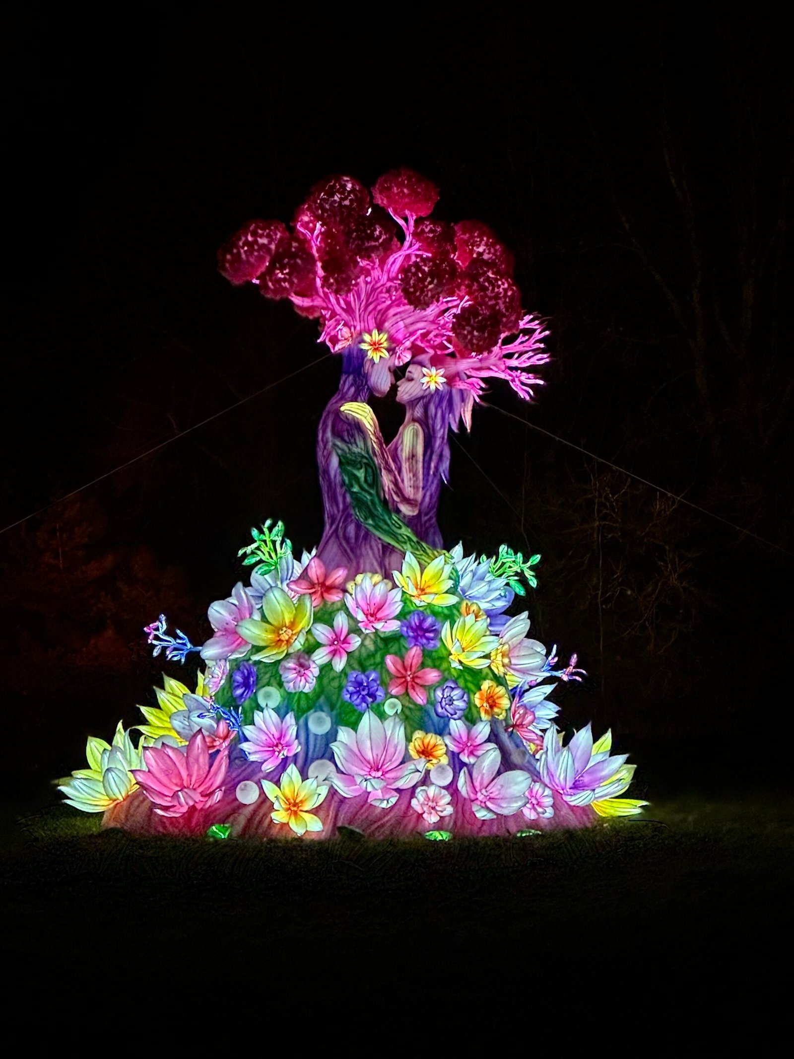 The largest lantern and light festival The Enchanted Valley