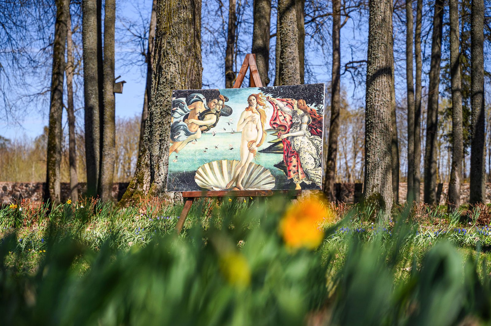 Tulip and spring flower festival at Pakruojis Manor