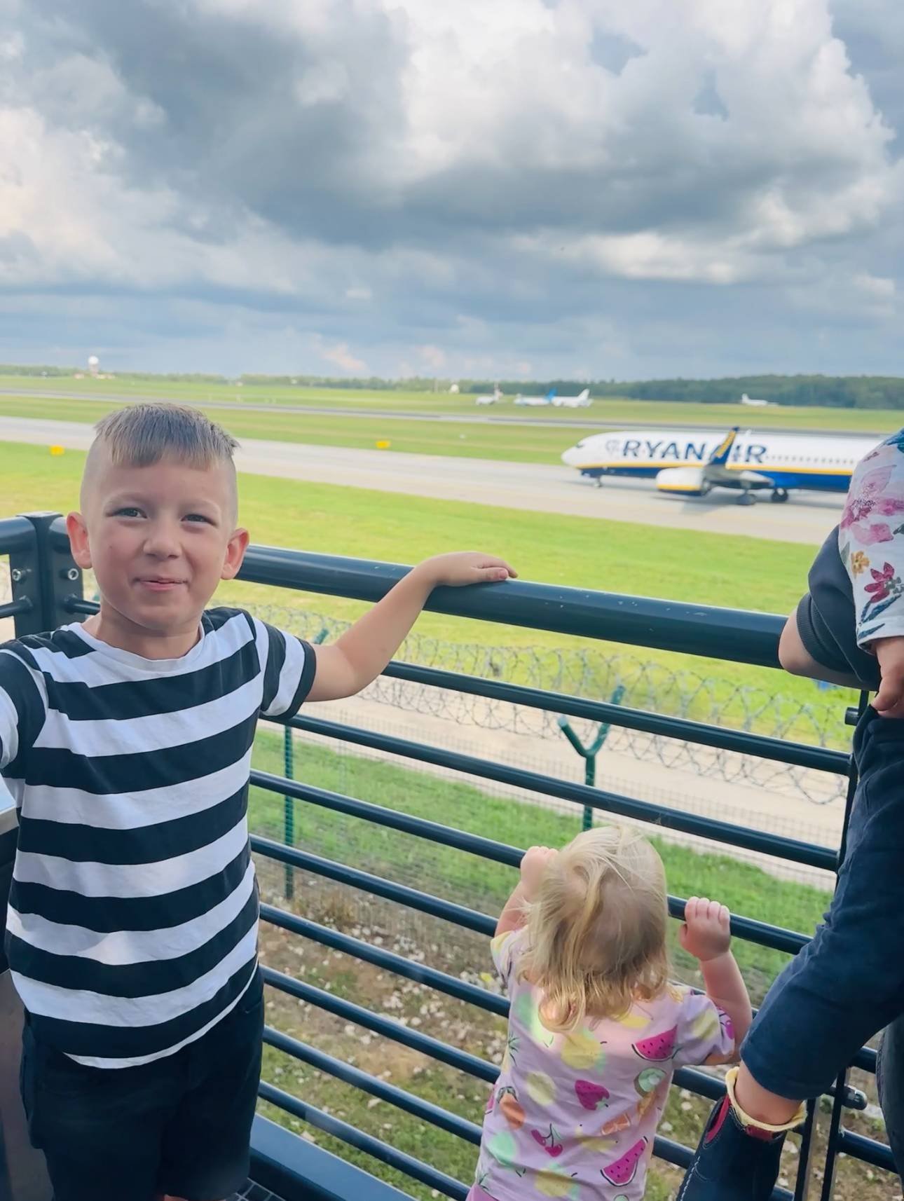 Airplane viewing platform