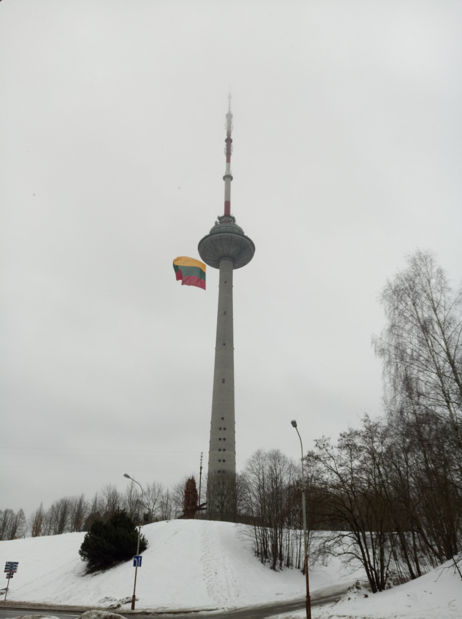 Vilnius TV Tower (photo from a social media account)