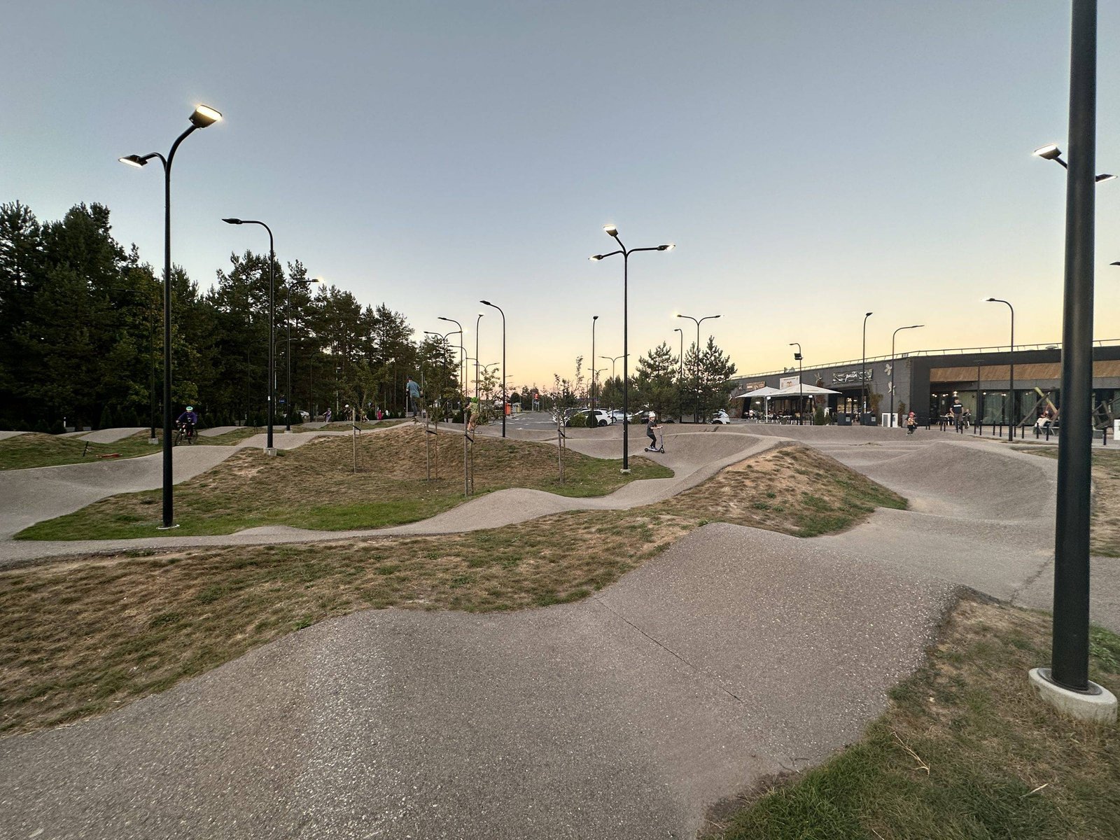 Pump track in Vilnius