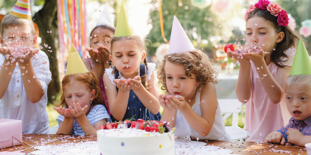 Outdoor children birthday party venues