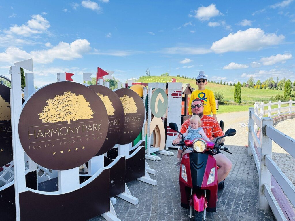 Harmony park with children