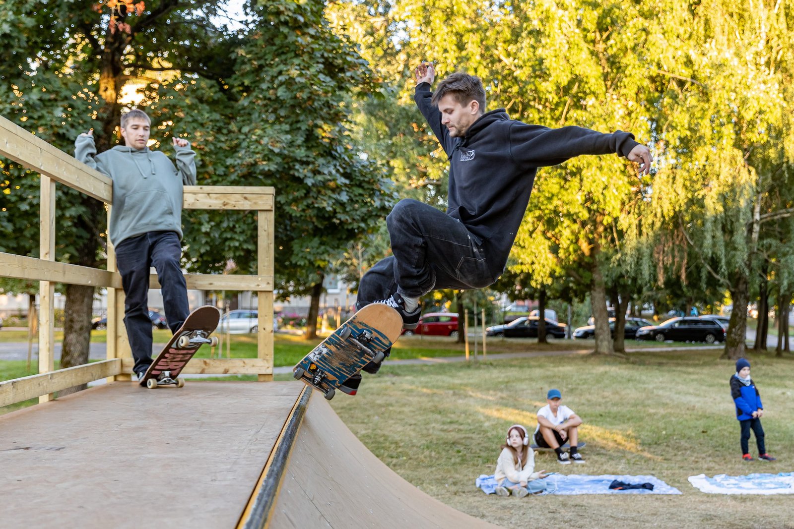 Sports ramp in Karoliniškės (Photo by Saulius Žiūra)