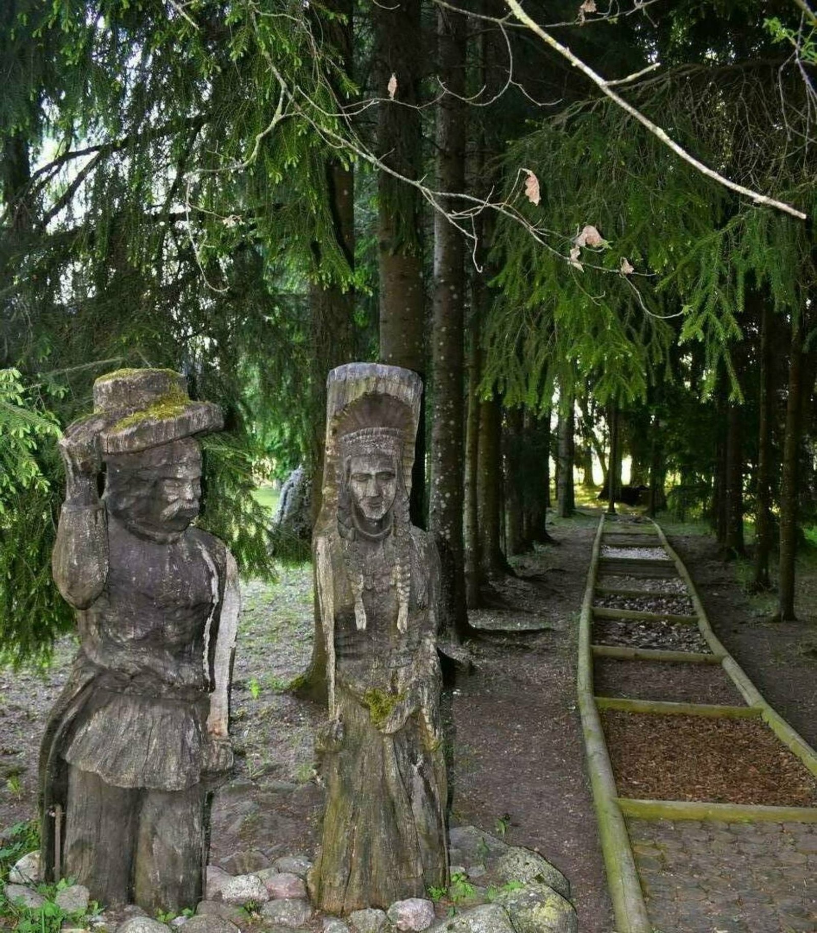 “Sold summers” barefoot trail (photo by Kupiškis Ethnography Museum)