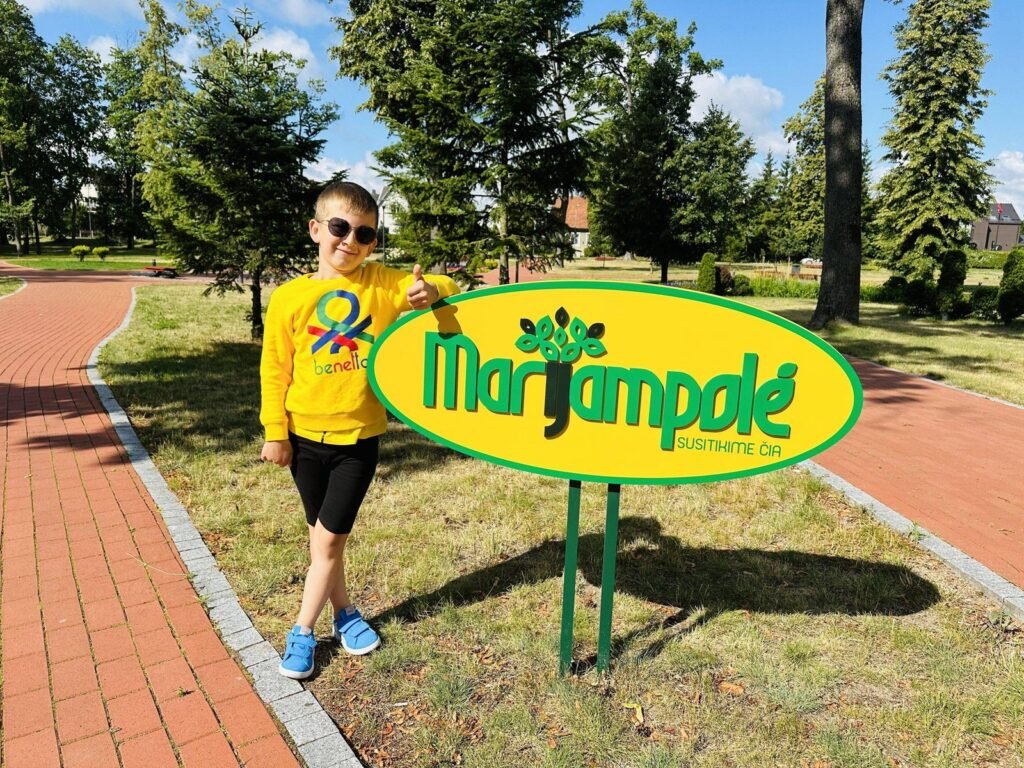 Marijampole with children