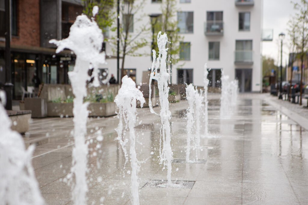 Dynamic pavement fountain (photo: Neakivaizdinis Vilnius)