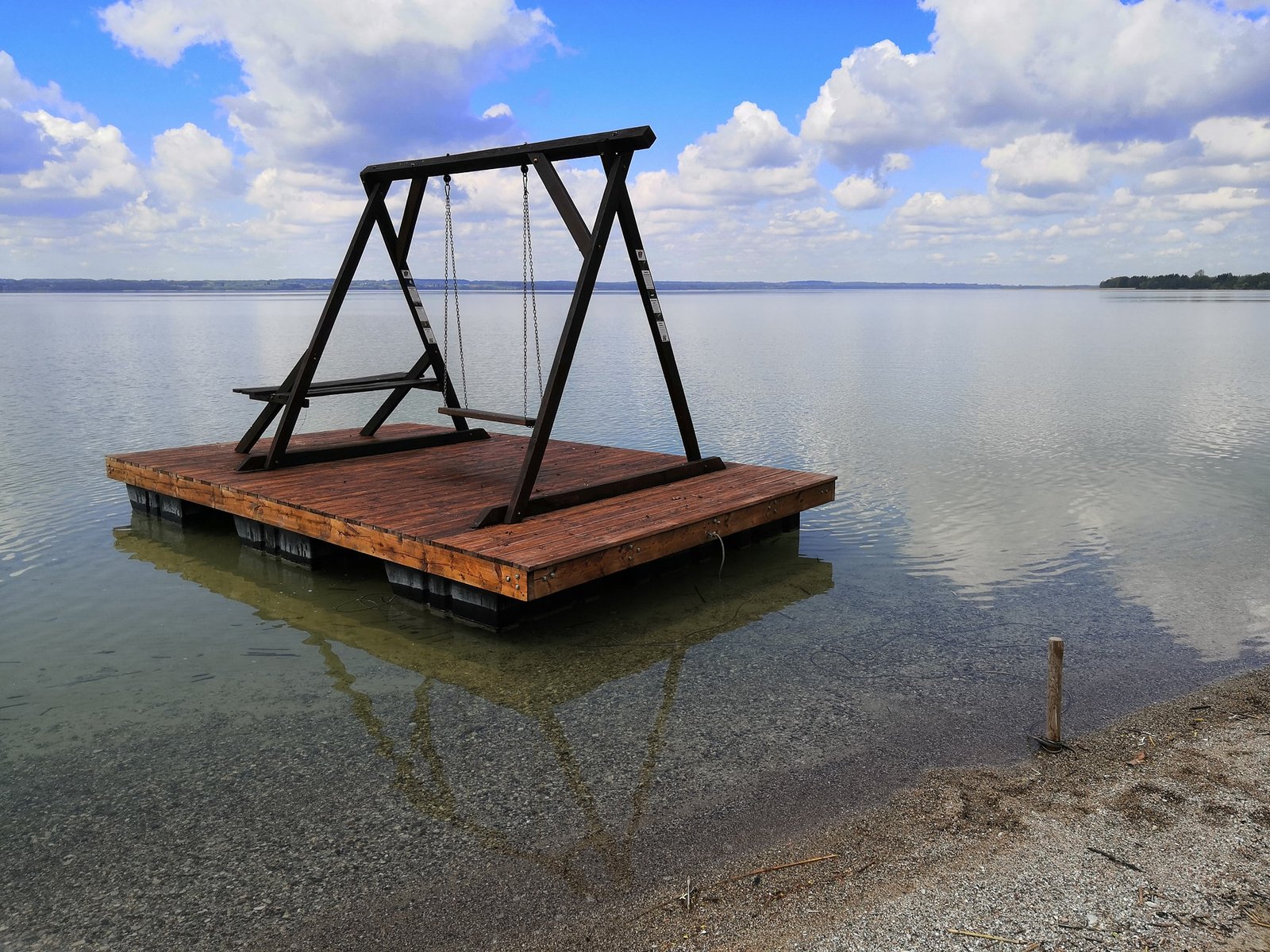 Swings on the Water (Lake Dusia) (Photo by Meteliai Regional Park)