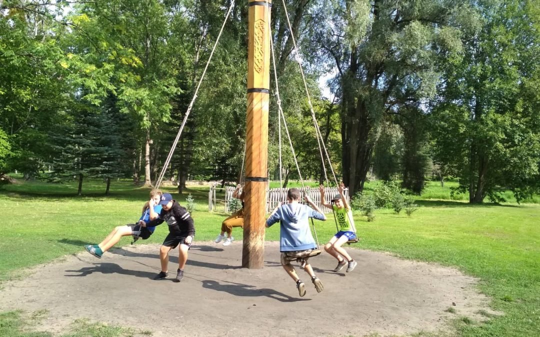 Historical swings of Rokiškis Manor (Photo by Rokiškis Regional Museum)