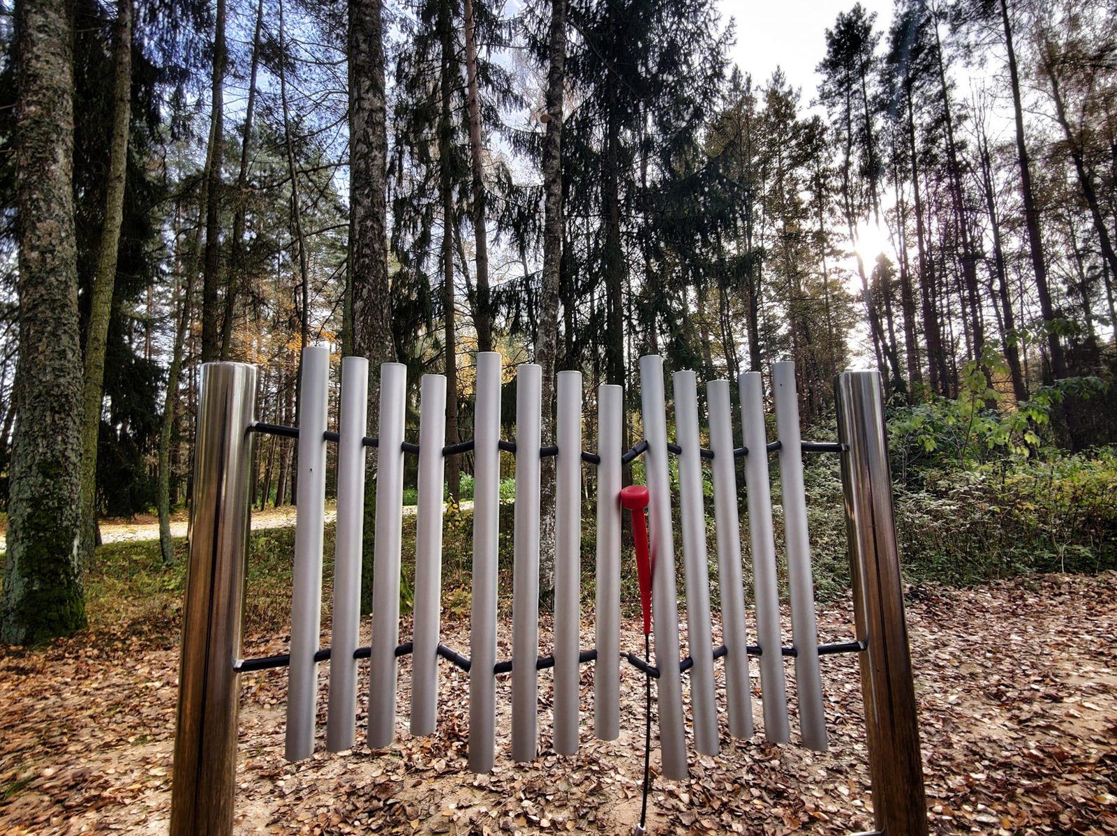 Barefoot Trail and outdoor music alley (photo by Pasvalys Regional Museum)
