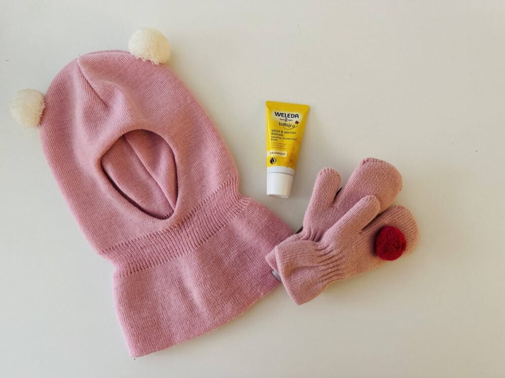 Protecting children's faces in cold weather