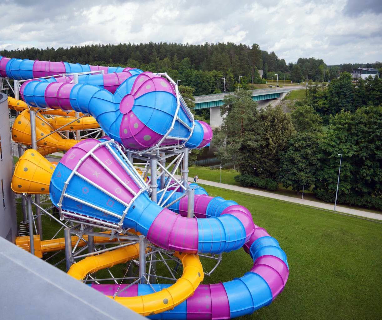 The renovated Druskininkai Water Park